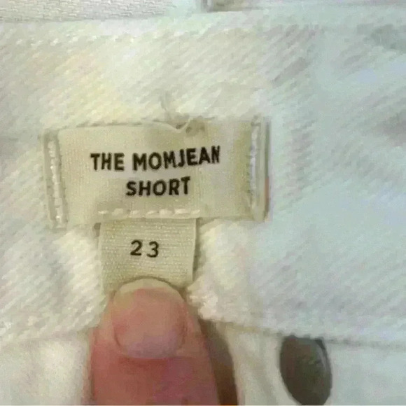 Madewell  the mom Jean short , sz 23 - Picture 7 of 8